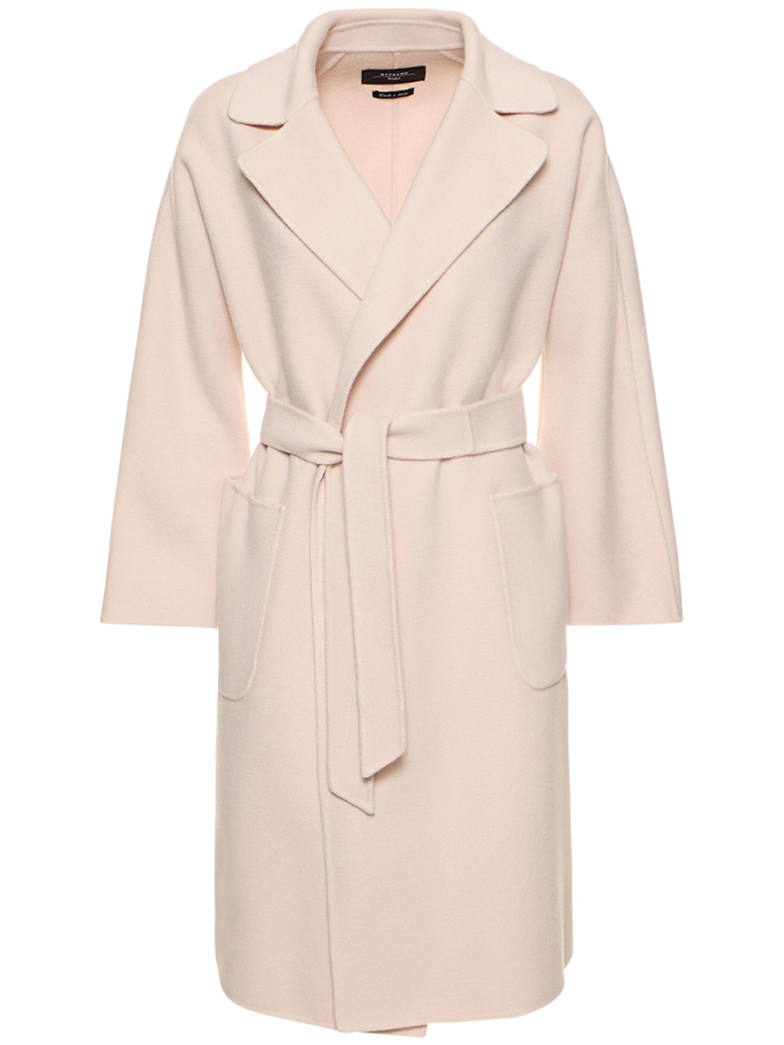 Manteau Midi En Laine Doublée Avec Ceinture Rovo - WEEKEND MAX MARA - Modalova