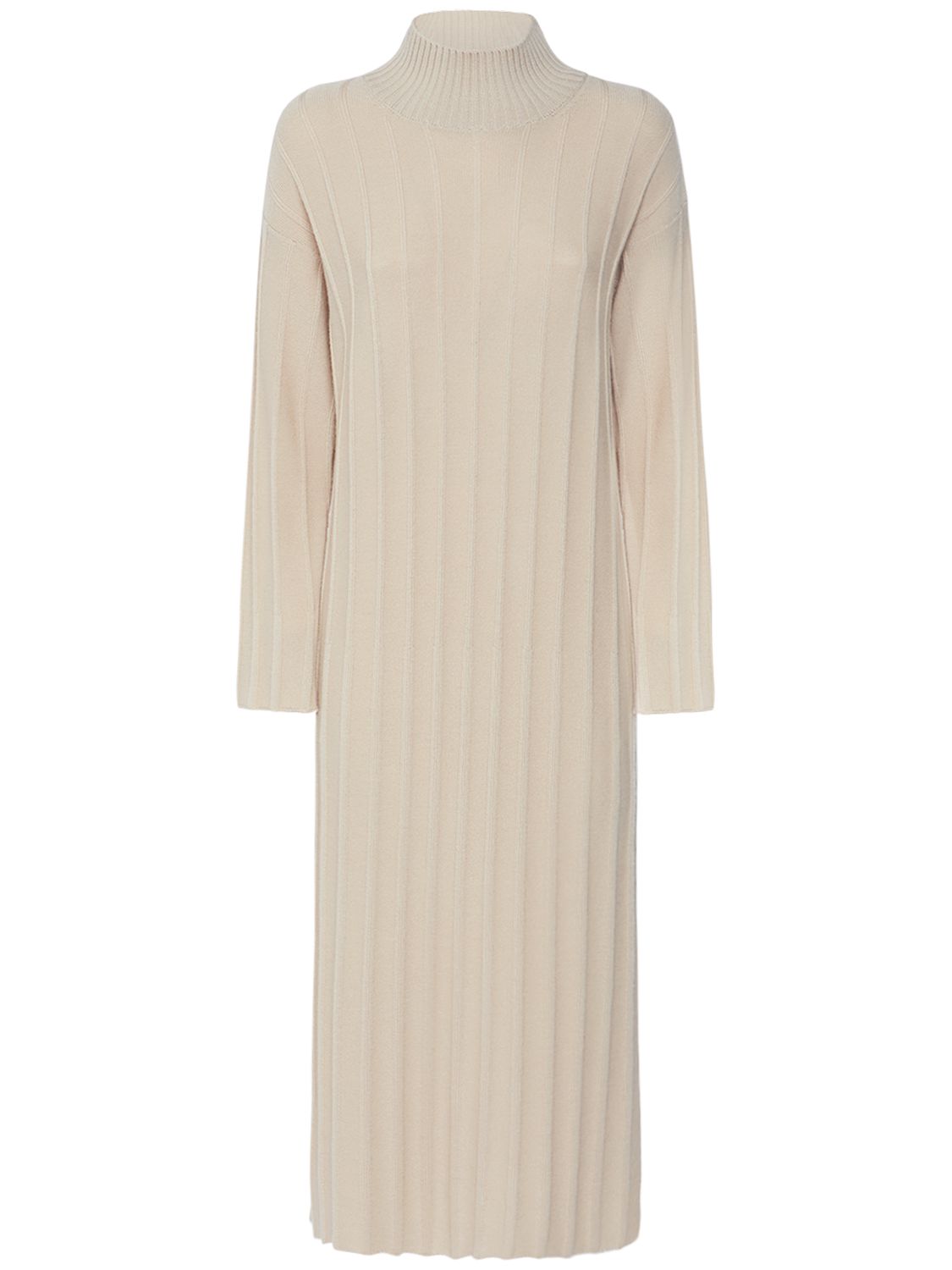 Robe Mi-longue En Maille Côtelée De Laine Arezzo - MAX MARA - Modalova