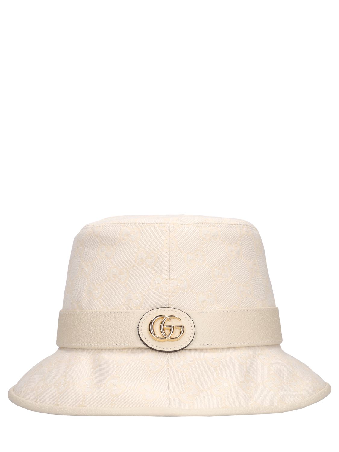 Gg Jago Cotton Blend Canvas Bucket Hat