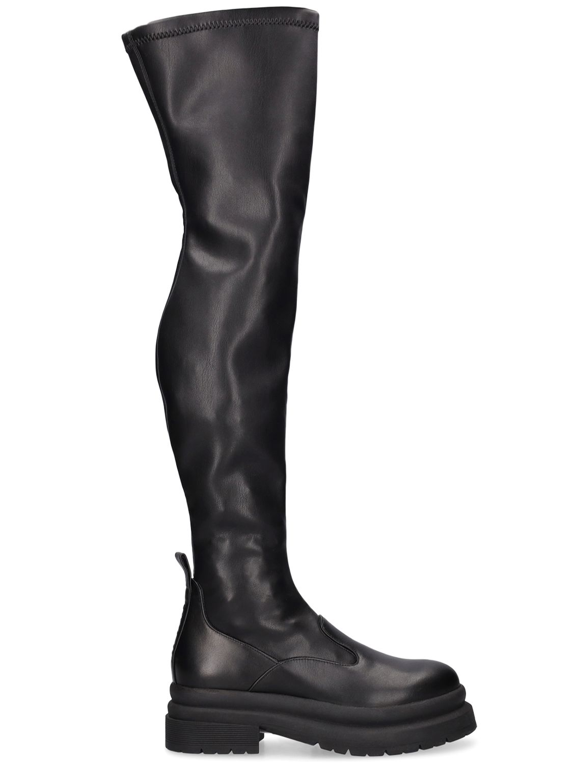 30mm Leather Knee High Boots