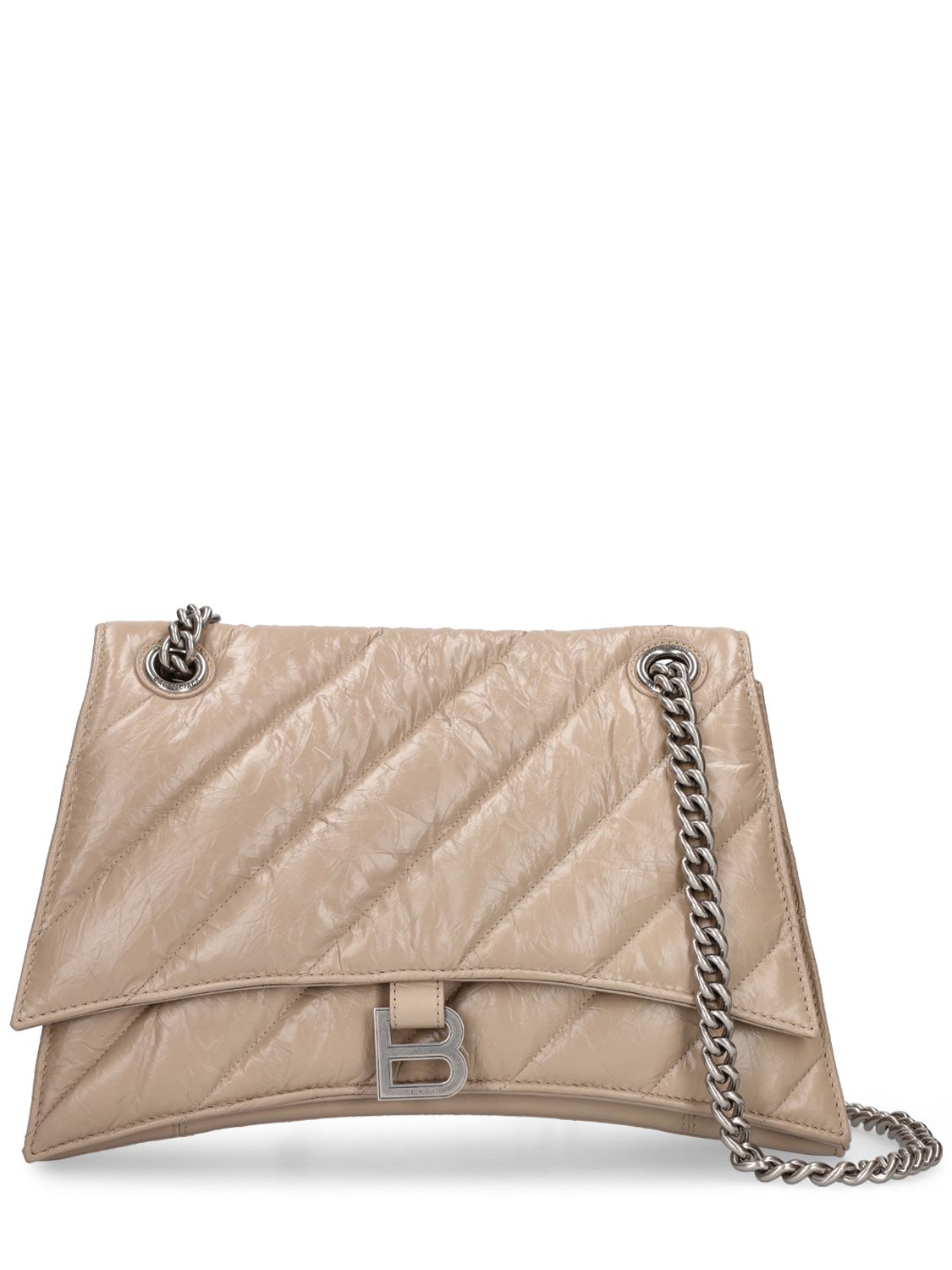Medium Crush Quilted Leather Chain Bag