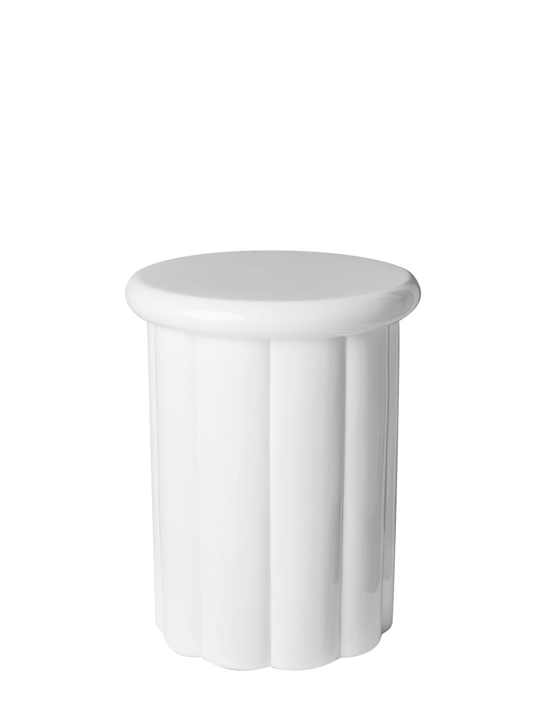 Polspotten Roman Stool In White