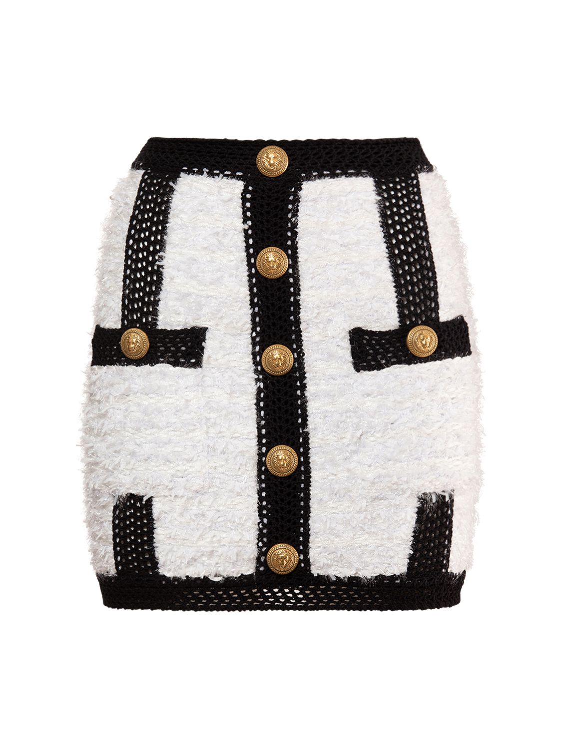 Knit Tweed Mini Skirt