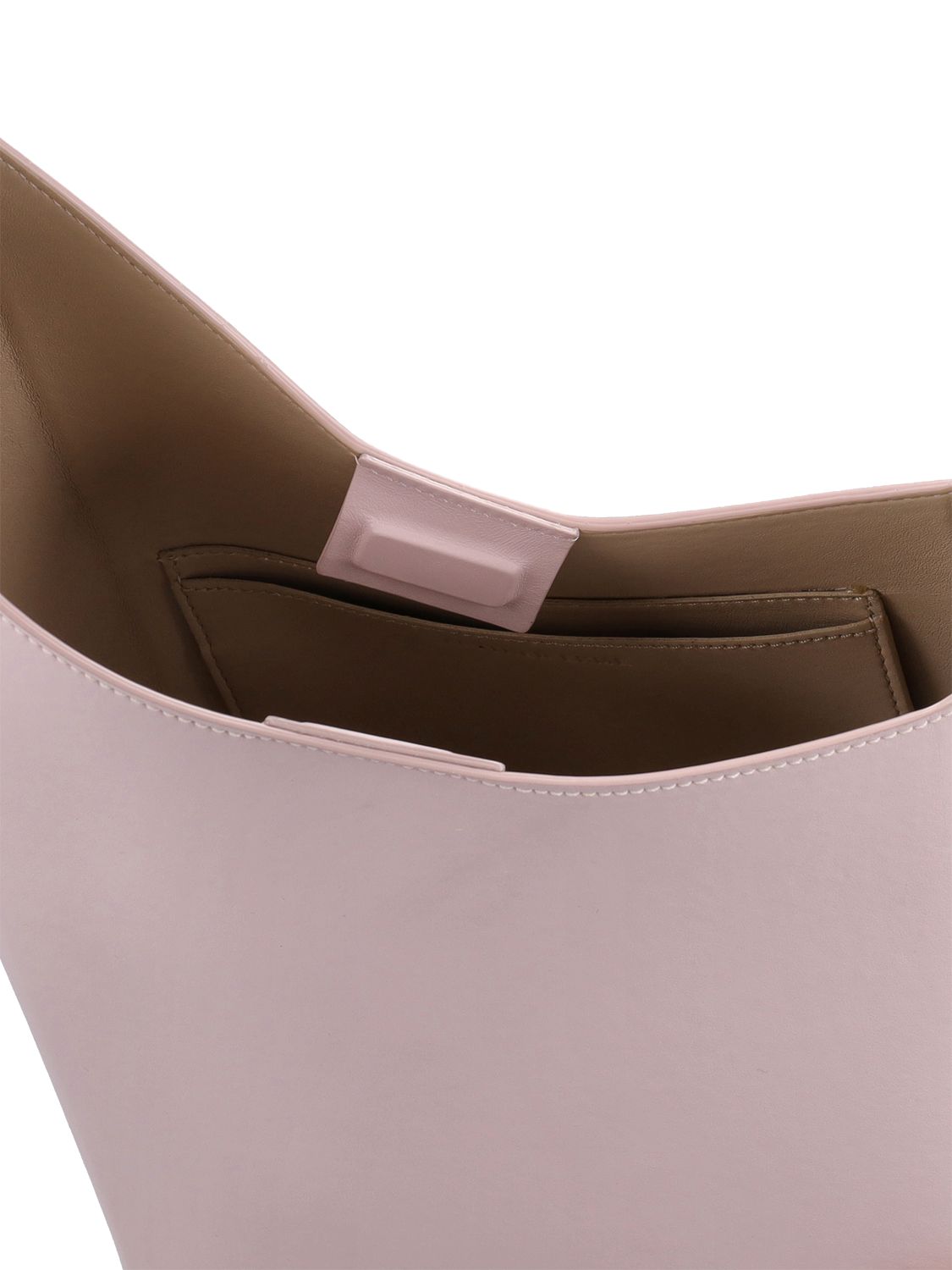 Demi Lune Leather Shoulder Bag