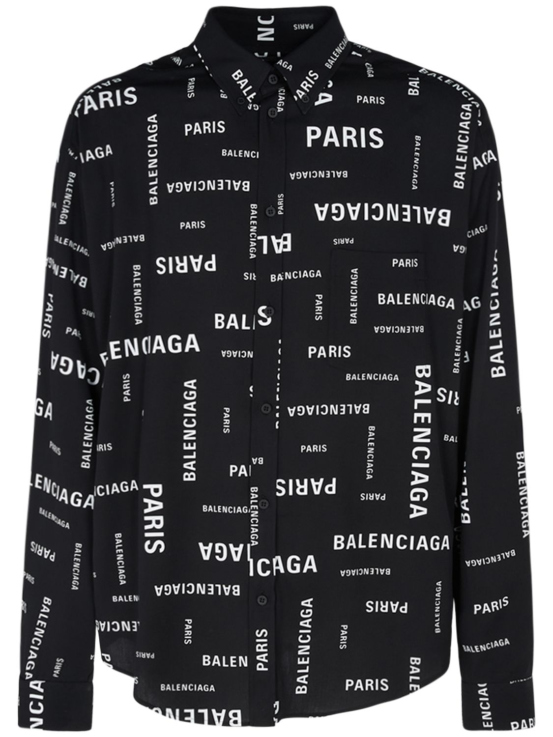 Paris Allover Viscose Poplin Shirt