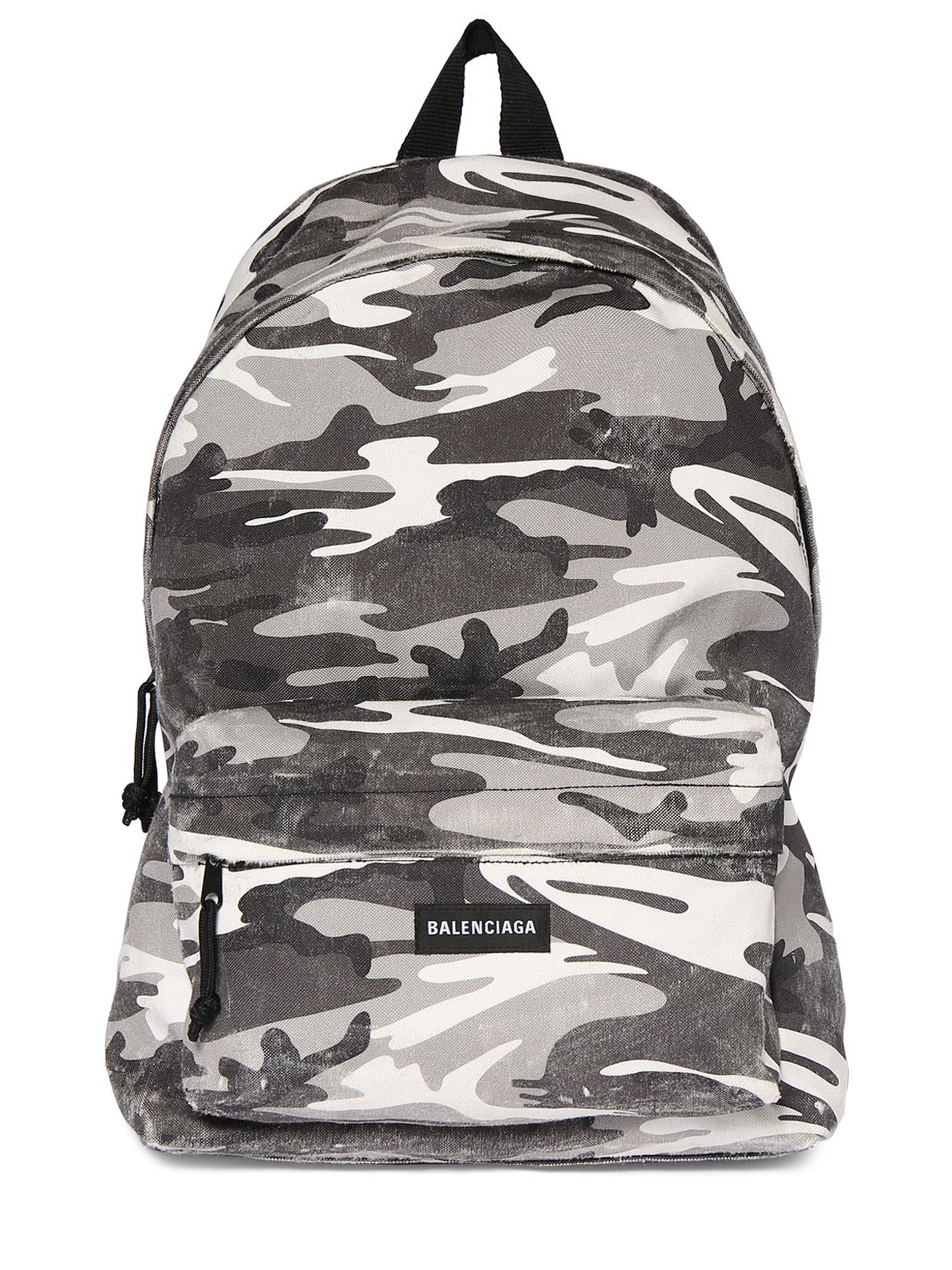 Camo Printed Nylon Backpack