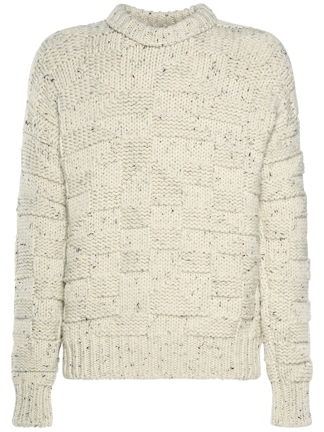Intreccio Graphic Shetland Wool Sweater