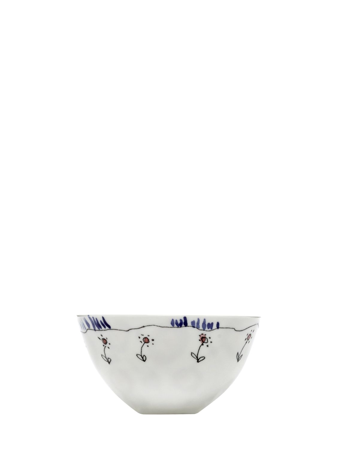 Marni By Serax Set Of 2 Anemone Milk Serving Bowls In White