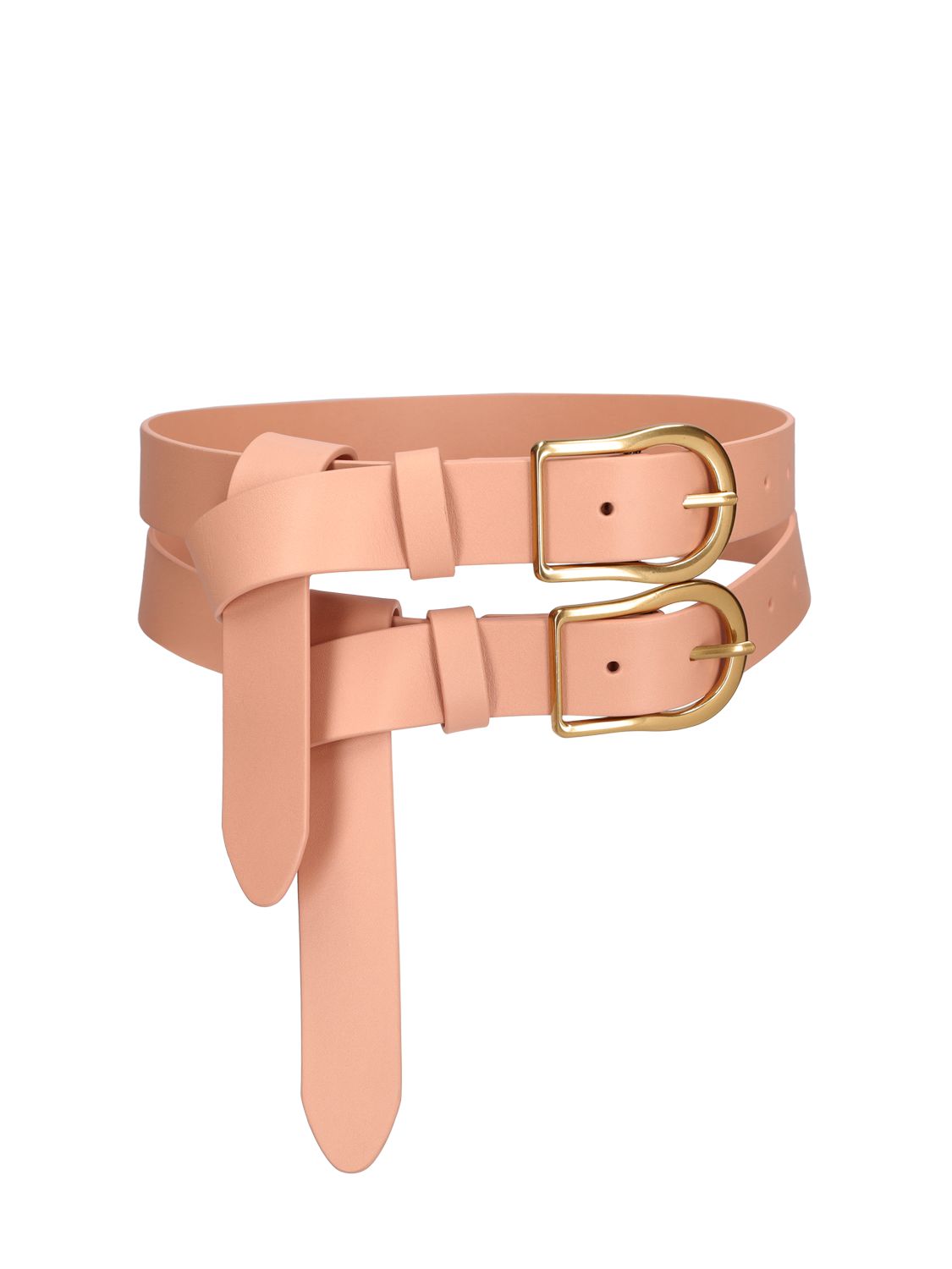 Lvr Exclusive Leather Double Buckle Belt