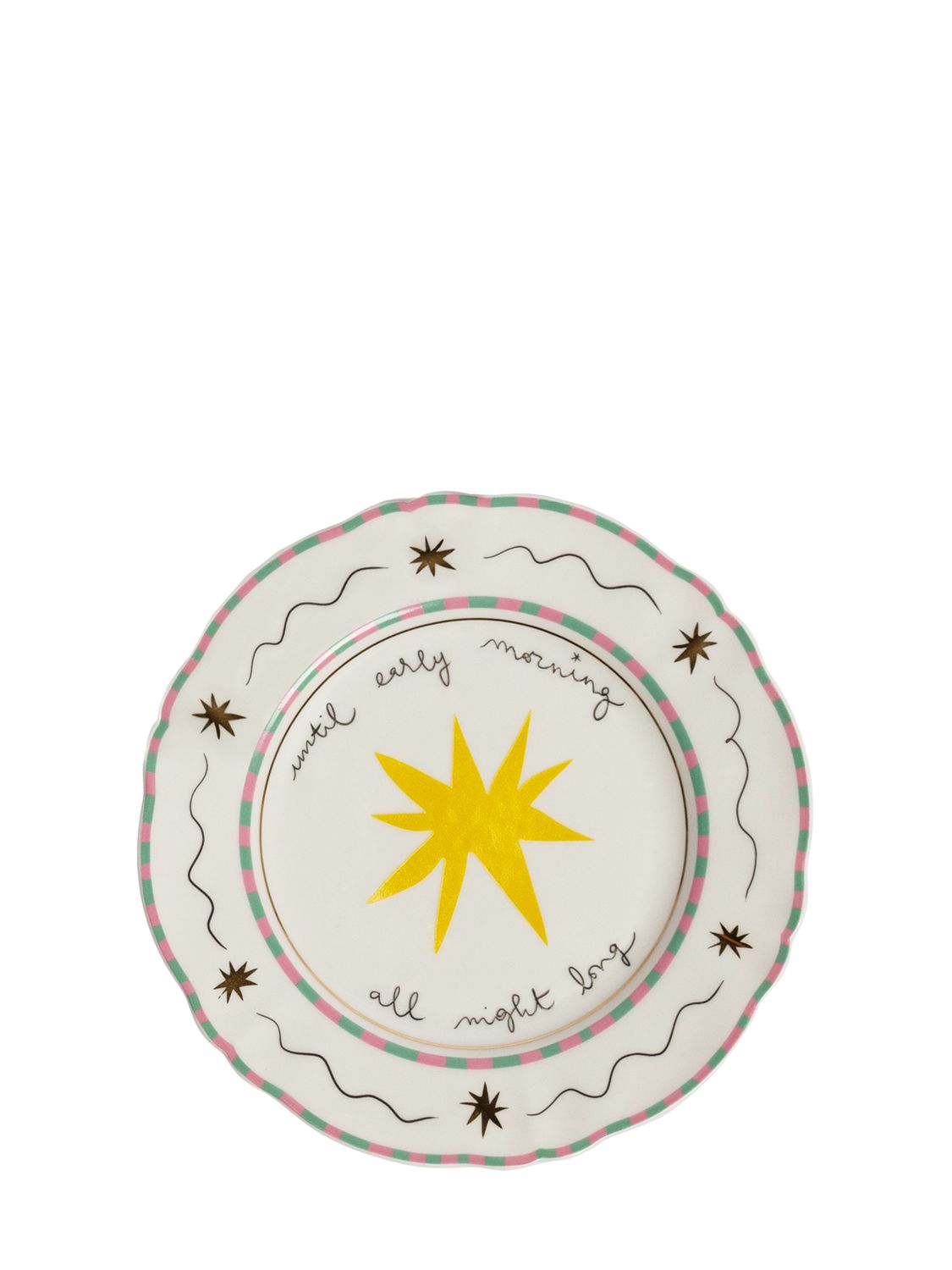 Bitossi Home Star Plate In White