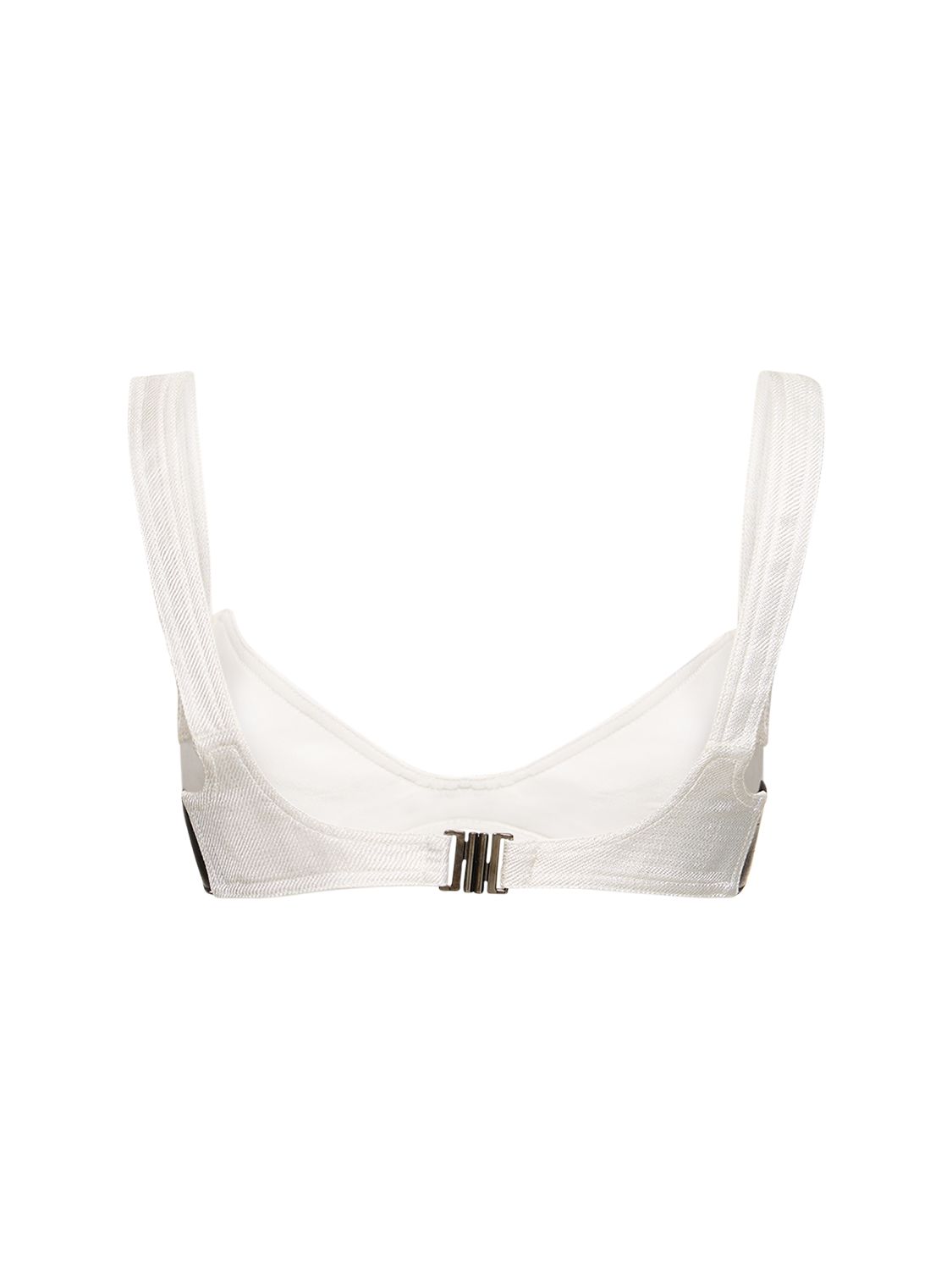 Shop Tom Ford Lvr Exclusive Satin Bra Top In White