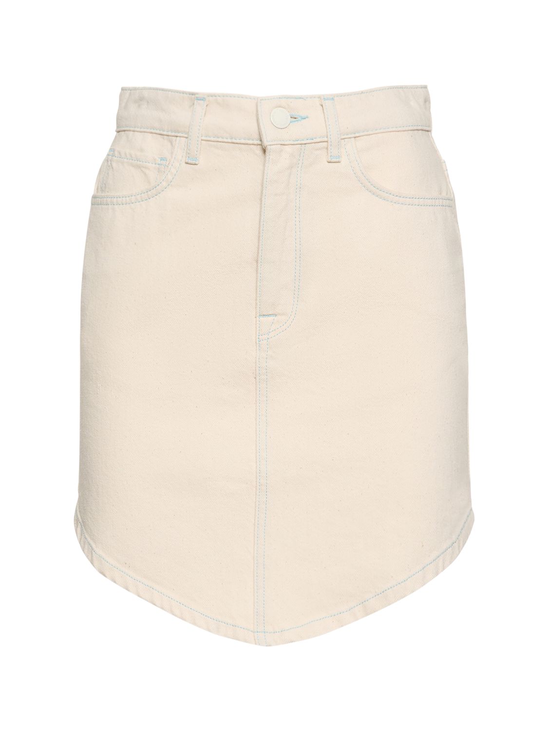 Ms. Heart Organic Denim Mini Skirt