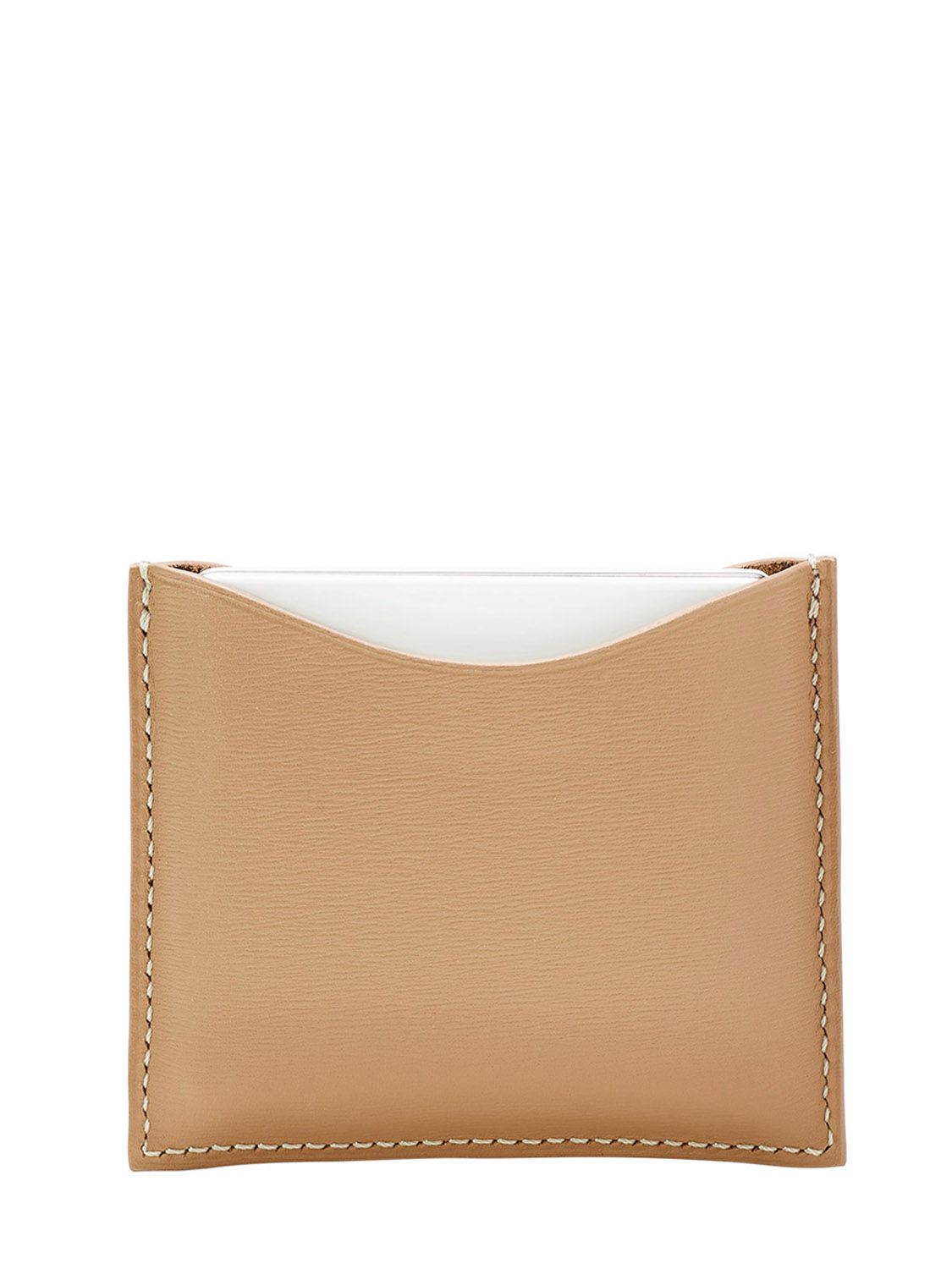 Refillable Fine Leather Compact Case