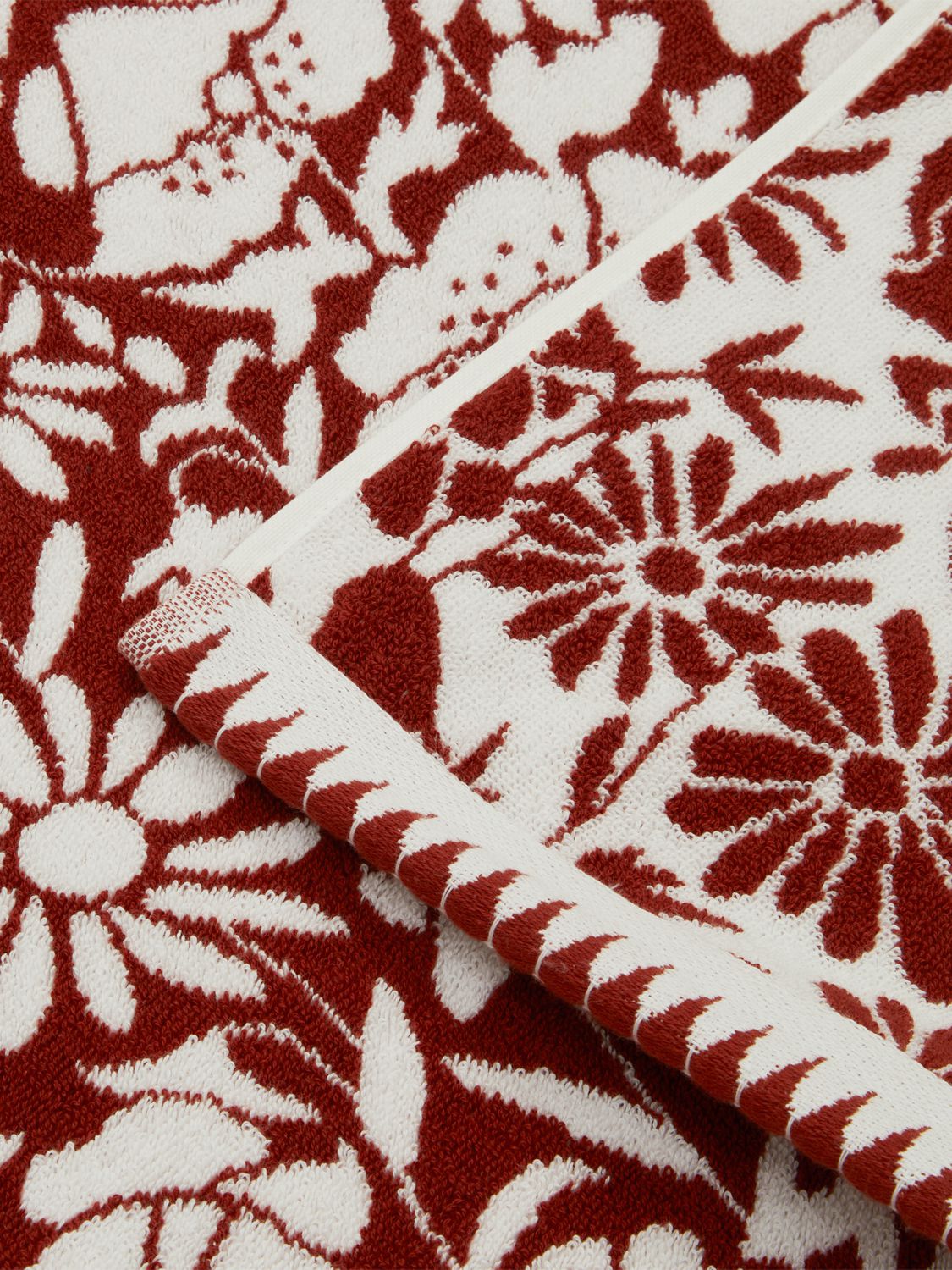 Liberty Poppy Hand Towel In Red