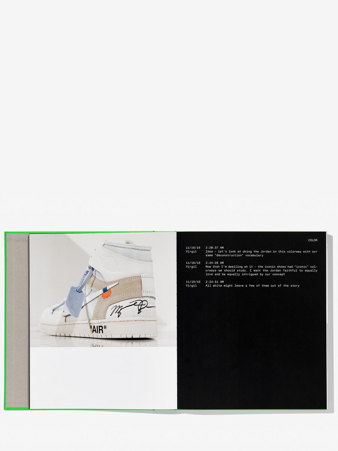 Taschen Virgil Abloh. Nike. Icons Hardcover Book In Green