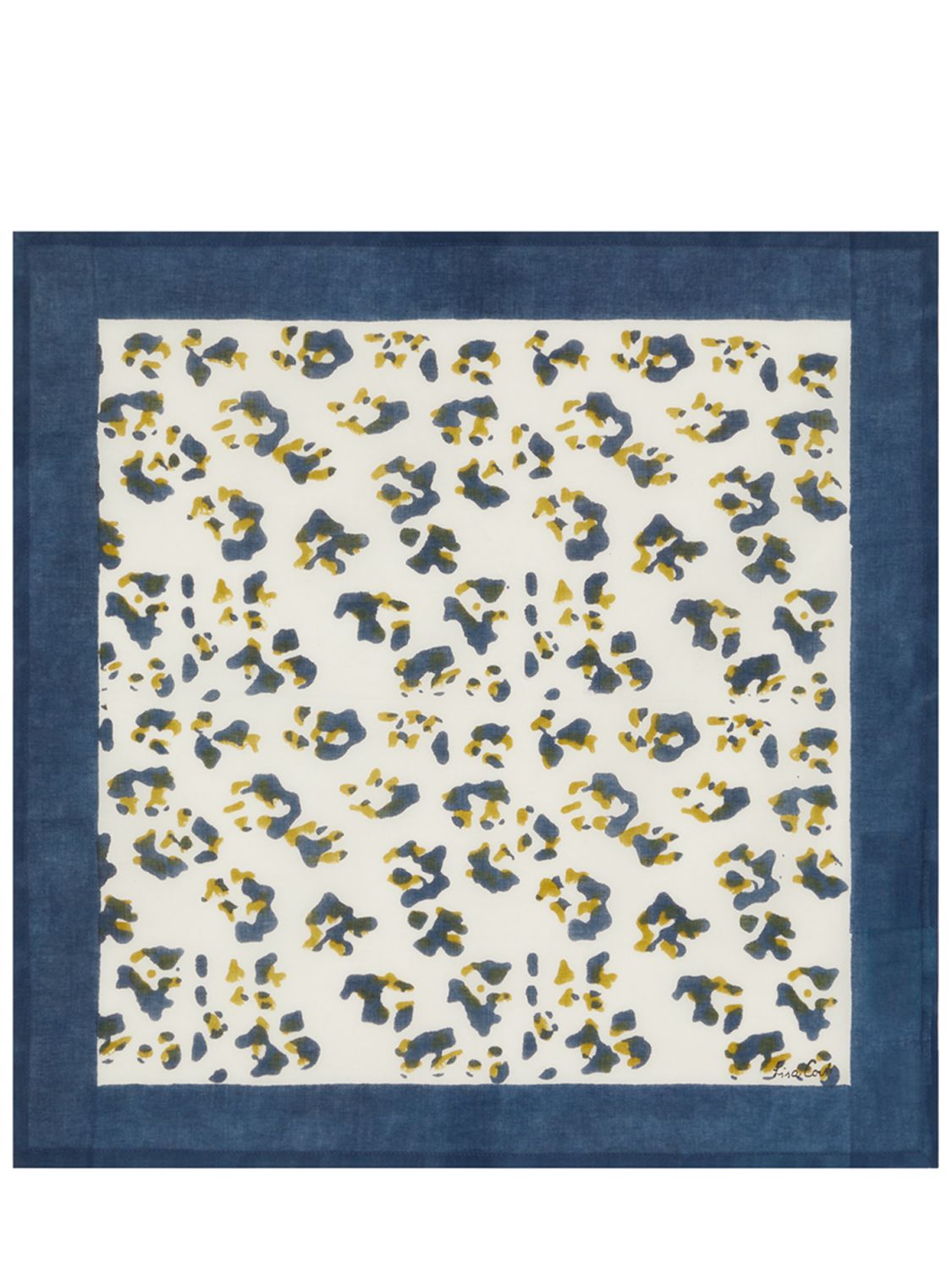 Lisa Corti Set Of 4 Leopard Stripes Napkins In Multicolor
