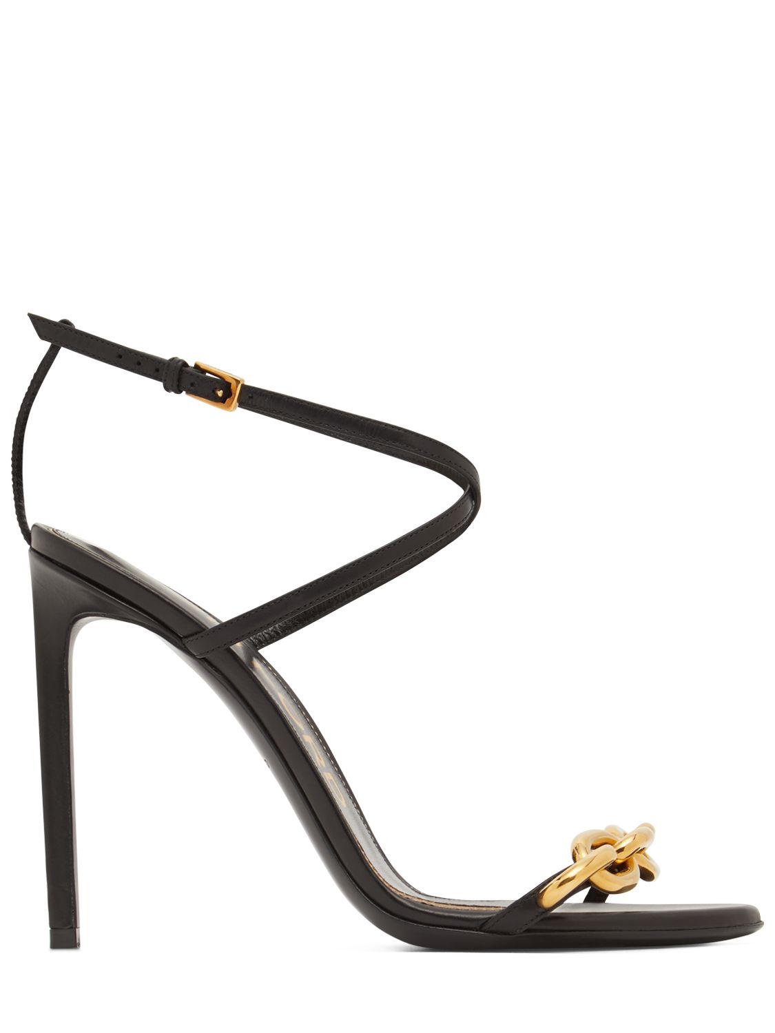 105mm chain leather tom ford sandals