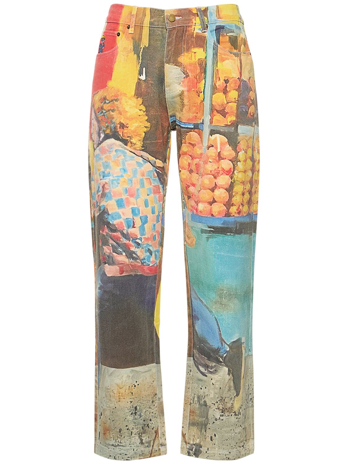 Runner Painted Cotton Pants