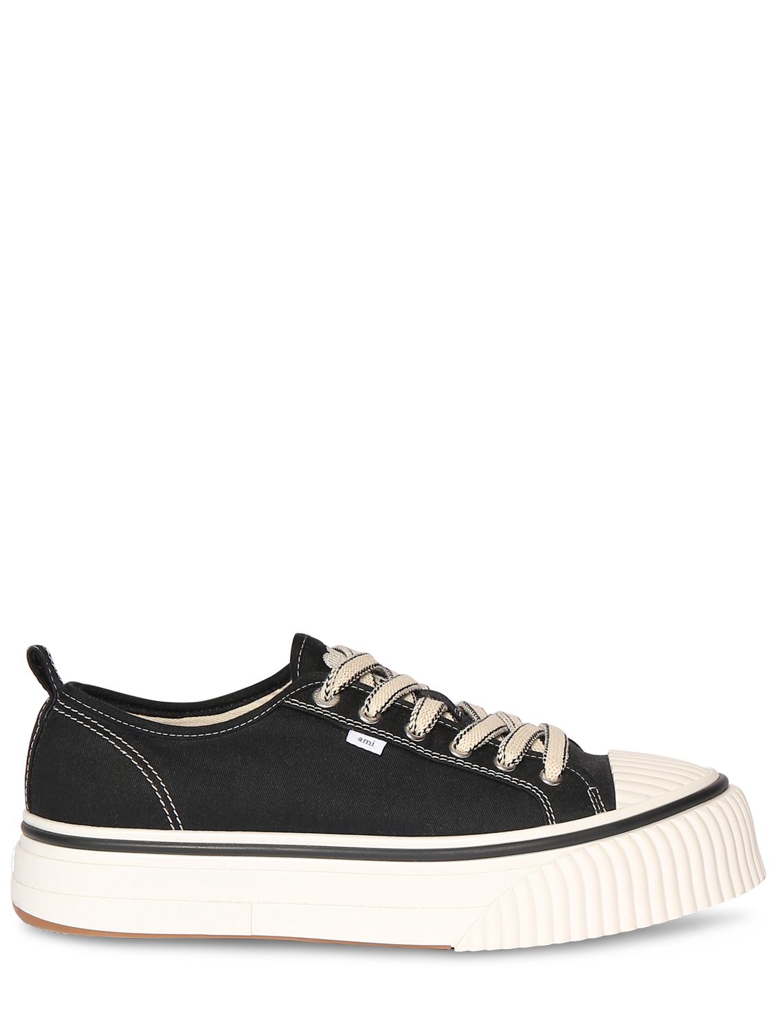 Ami Cotton Low Top Sneakers