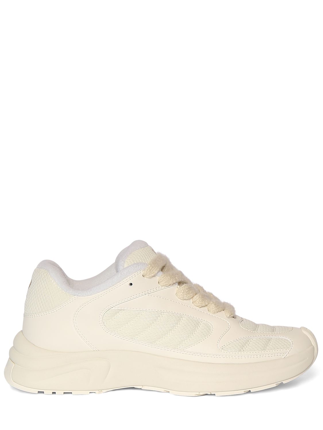 Ami Faux Leather Sneakers