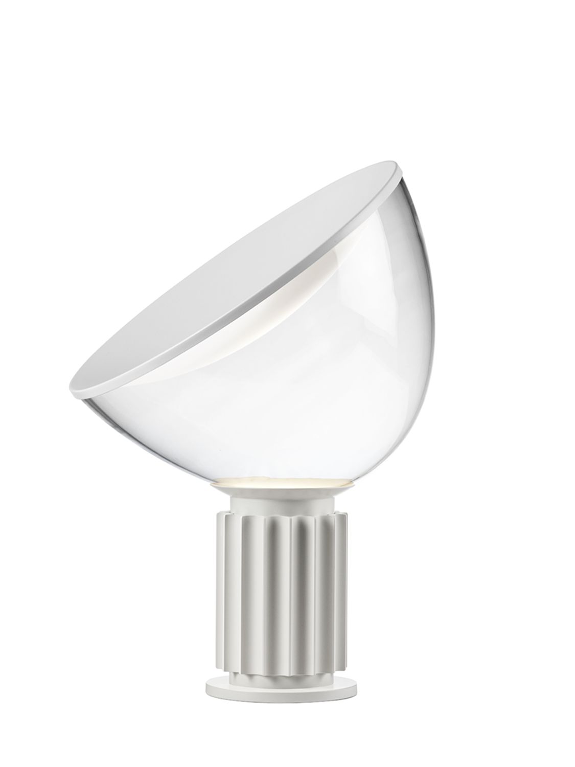 Flos Taccia Small Led Table Lamp In Gray