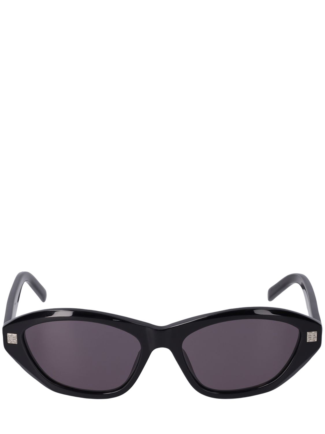 Givenchy Gv Day Cat-eye Acetate Sunglasses In Black/smoke