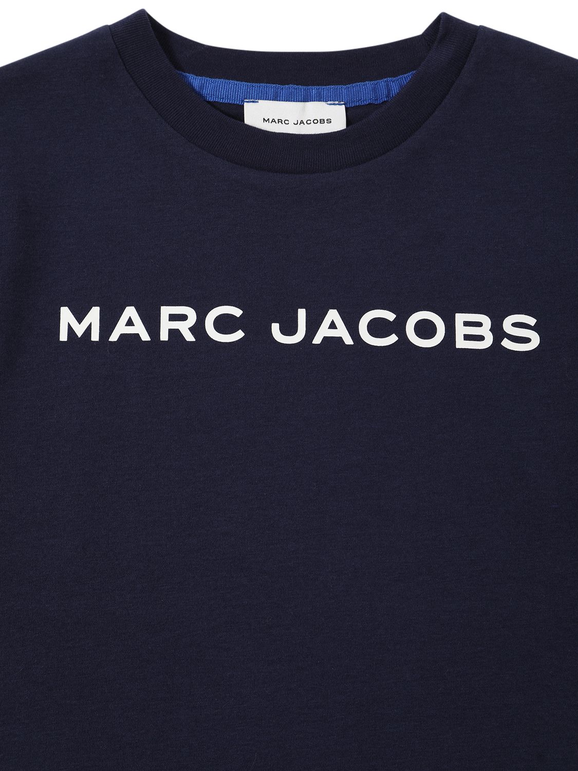 MARC JACOBS LOGO PRINTED COTTON T-SHIRT 