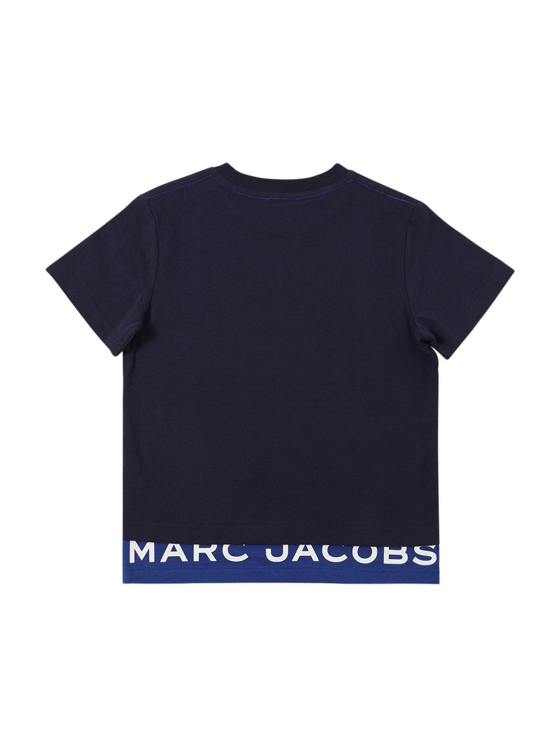 MARC JACOBS LOGO PRINTED COTTON T-SHIRT 