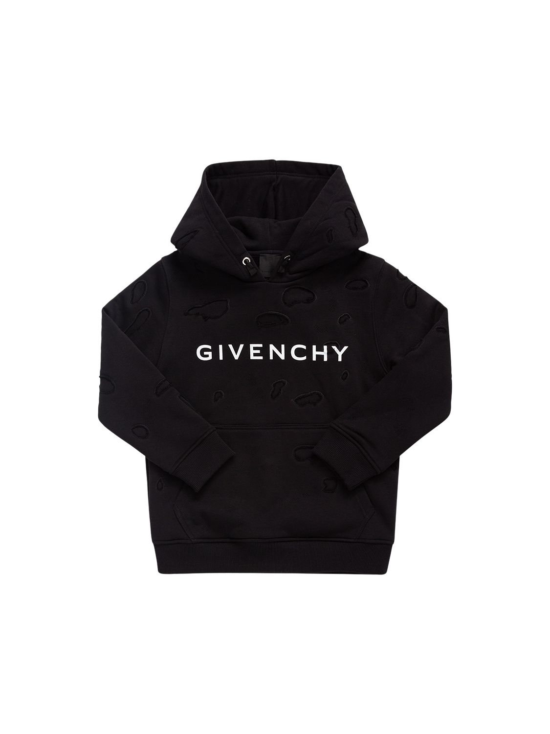 Givenchy Cotton Logo Sweatshirt In Black