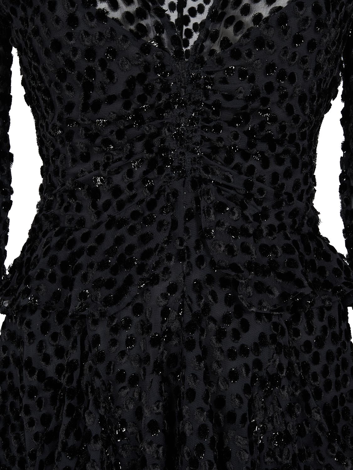 ISABEL MARANT USMARA VISCOSE & SILK BLEND MINI DRESS 