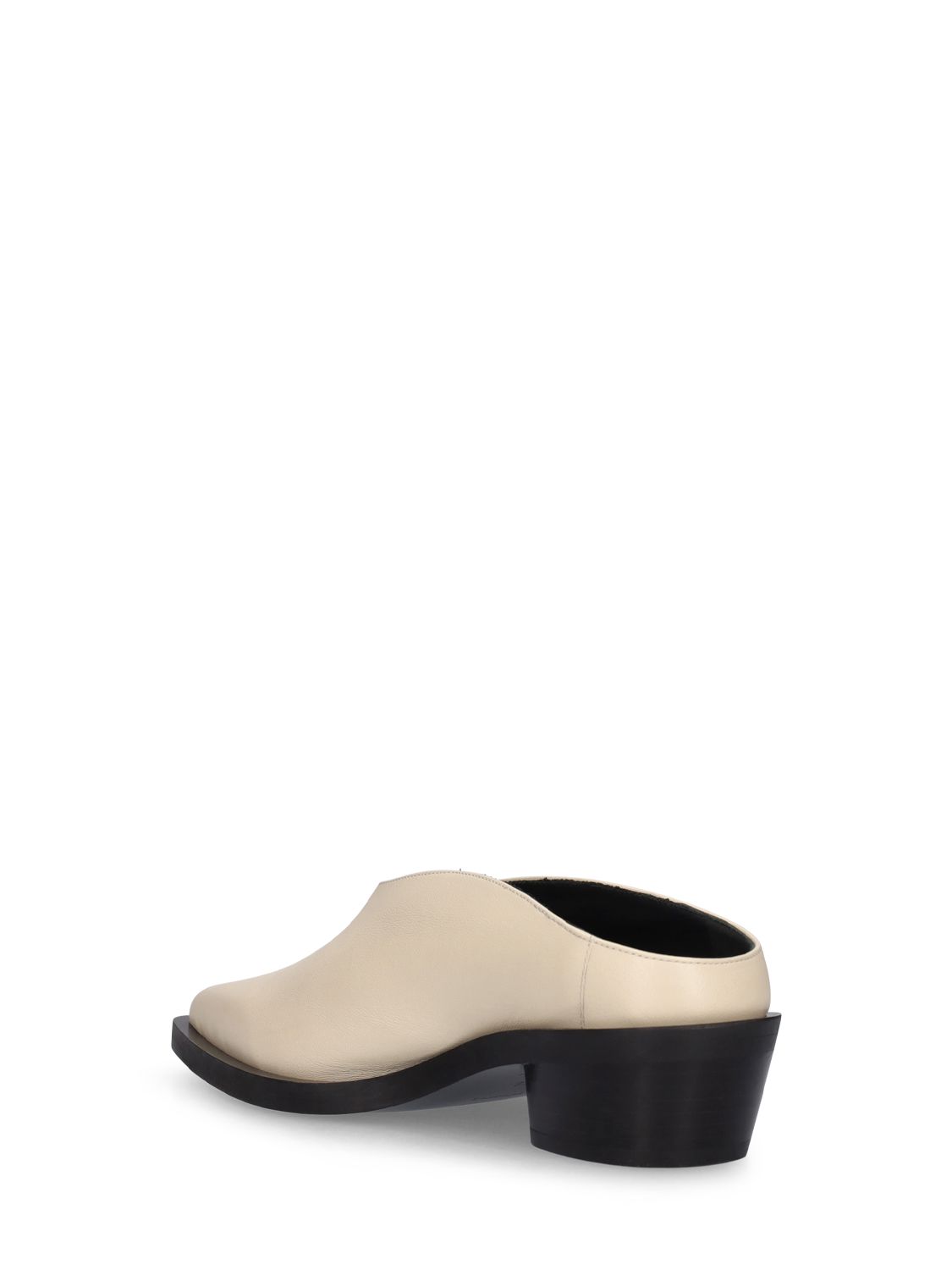 Proenza Schouler Leather Mules In Cream