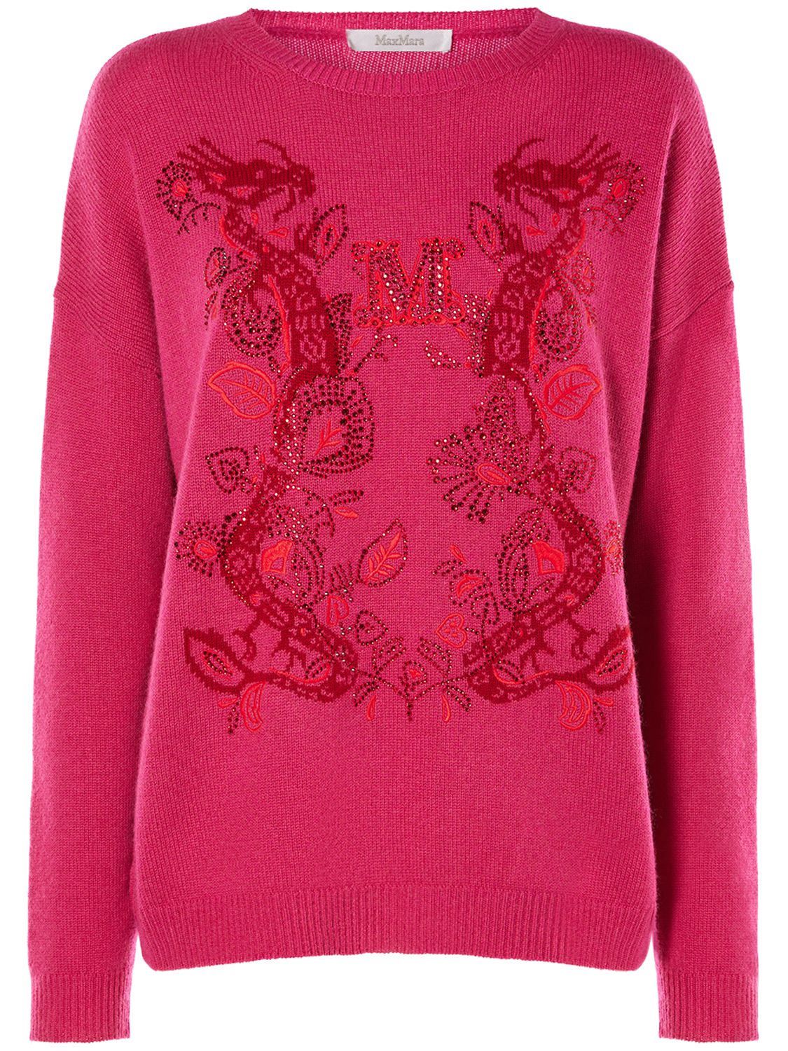 Nias Embroidered Wool & Cashmere Sweater