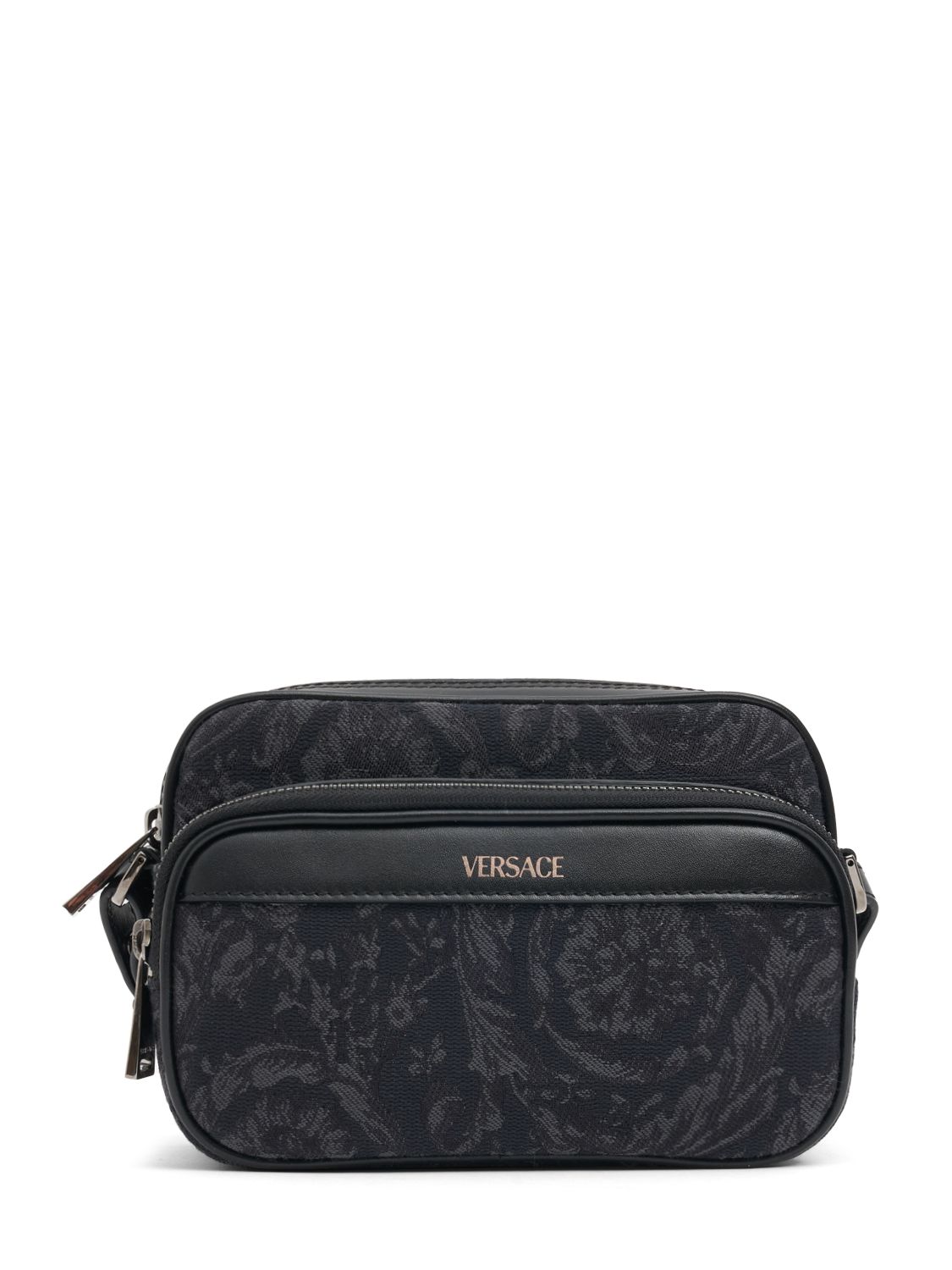 Small Jacquard Canvas Crossbody Bag