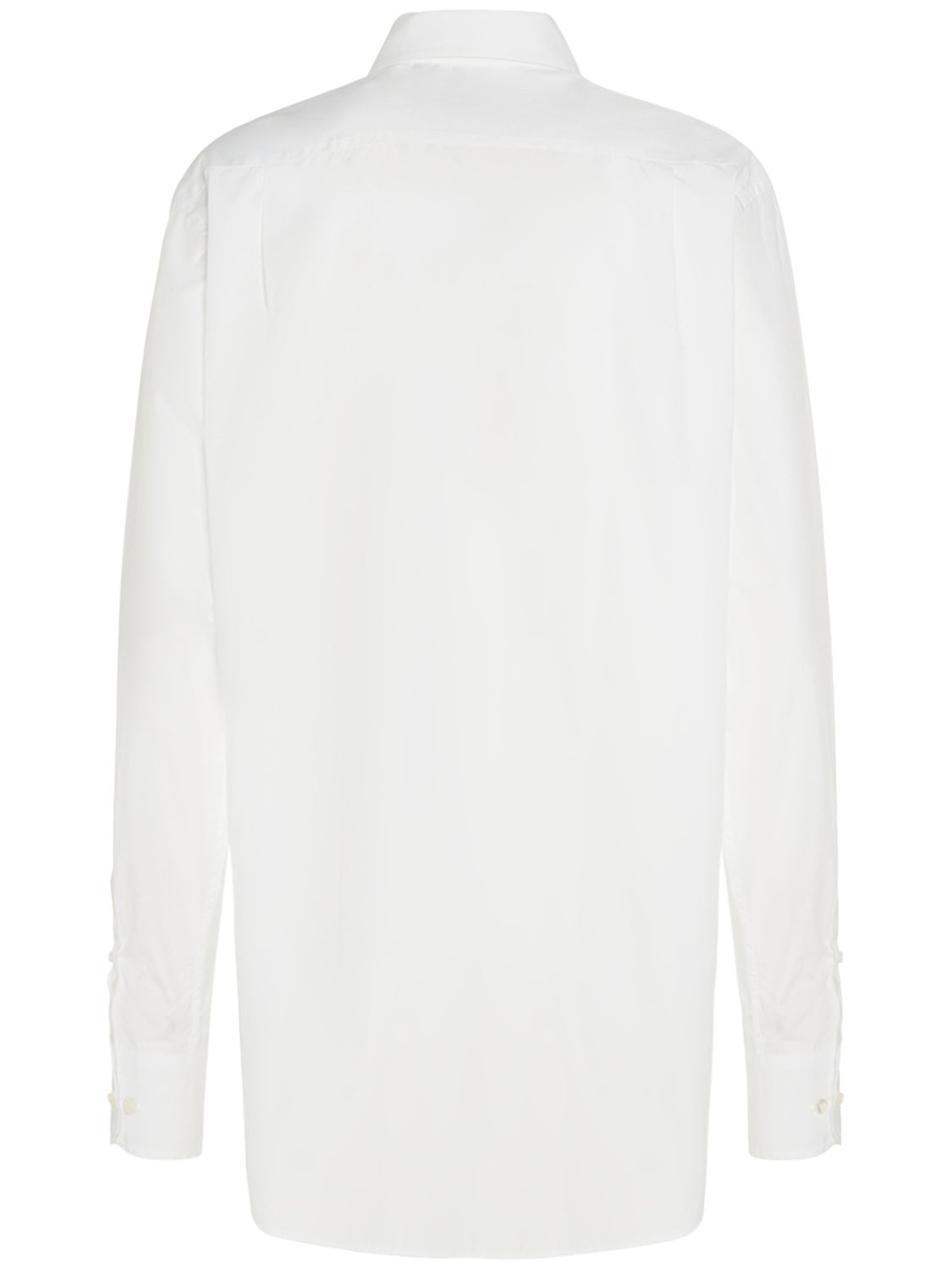 Shop Loro Piana André Solaire Long Sleeve Linen Shirt In Off White