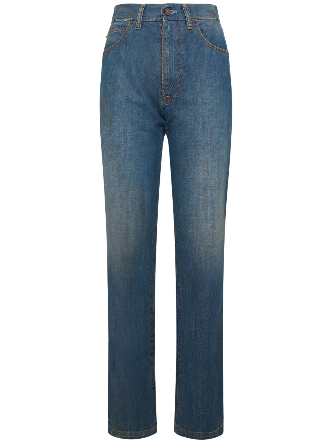 Five Pocket Straight Denim Jeans