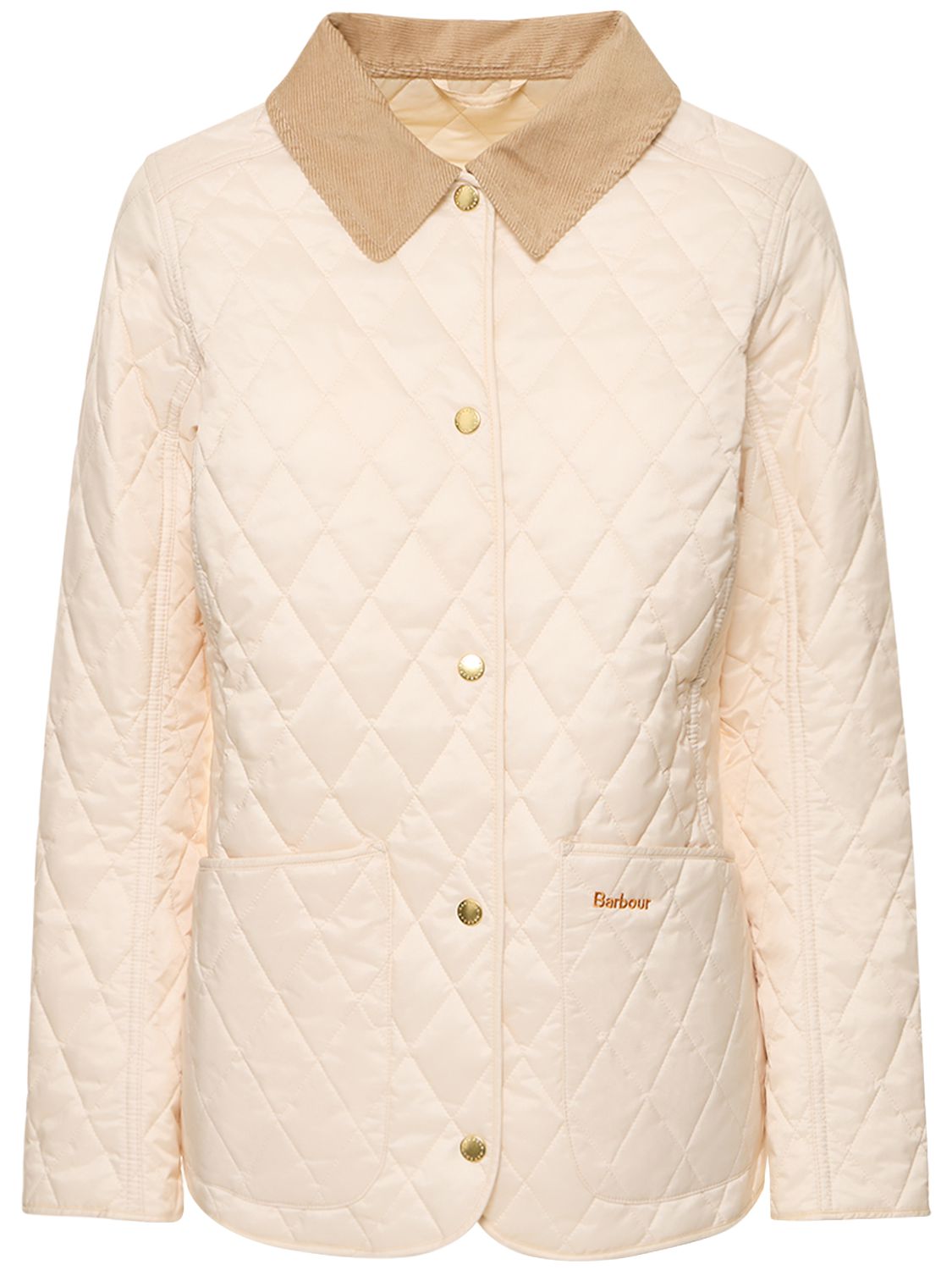 Barbour Annandale Quilted Jacket In White