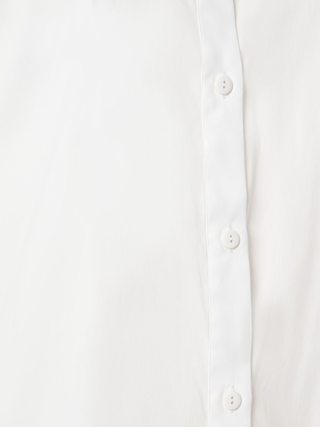 Shop Max Mara Oriana Poplin Short Sleeve Shirt In 화이트