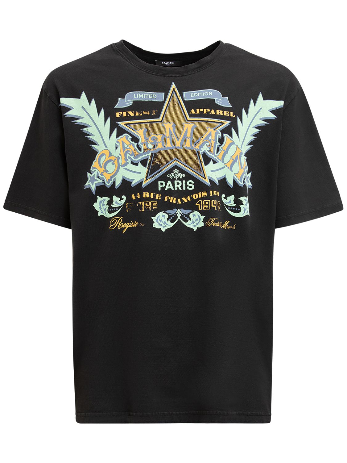 Logo Western Cotton Printed T-shirt