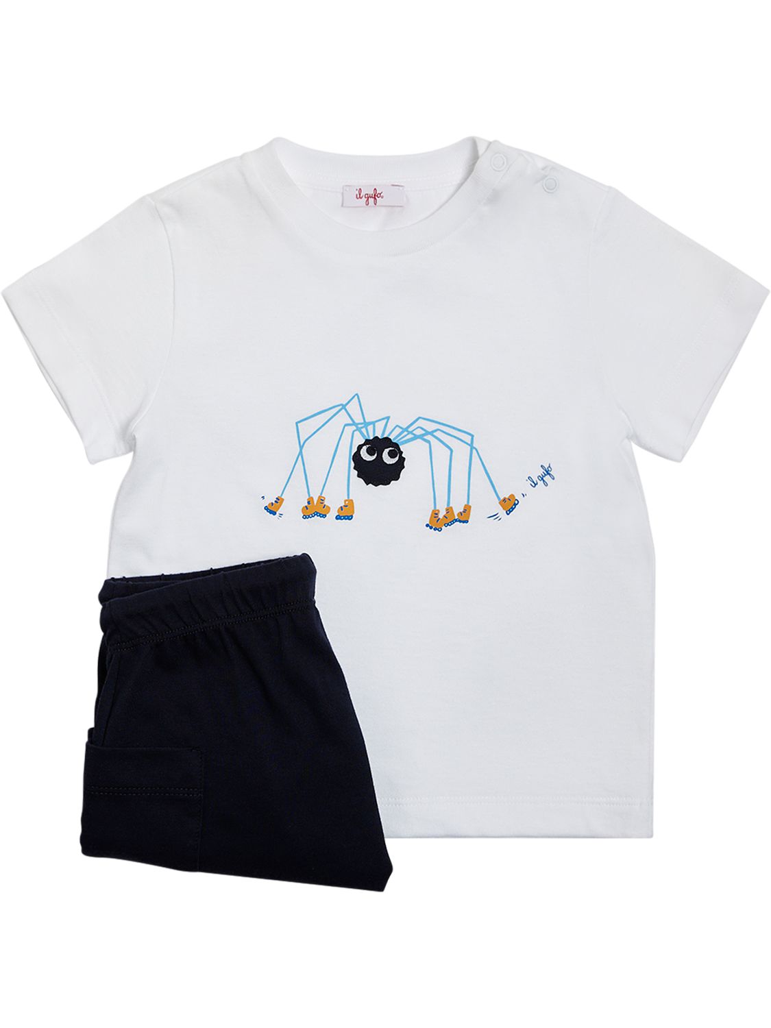 Image of Cotton Jersey T-shirt & Shorts