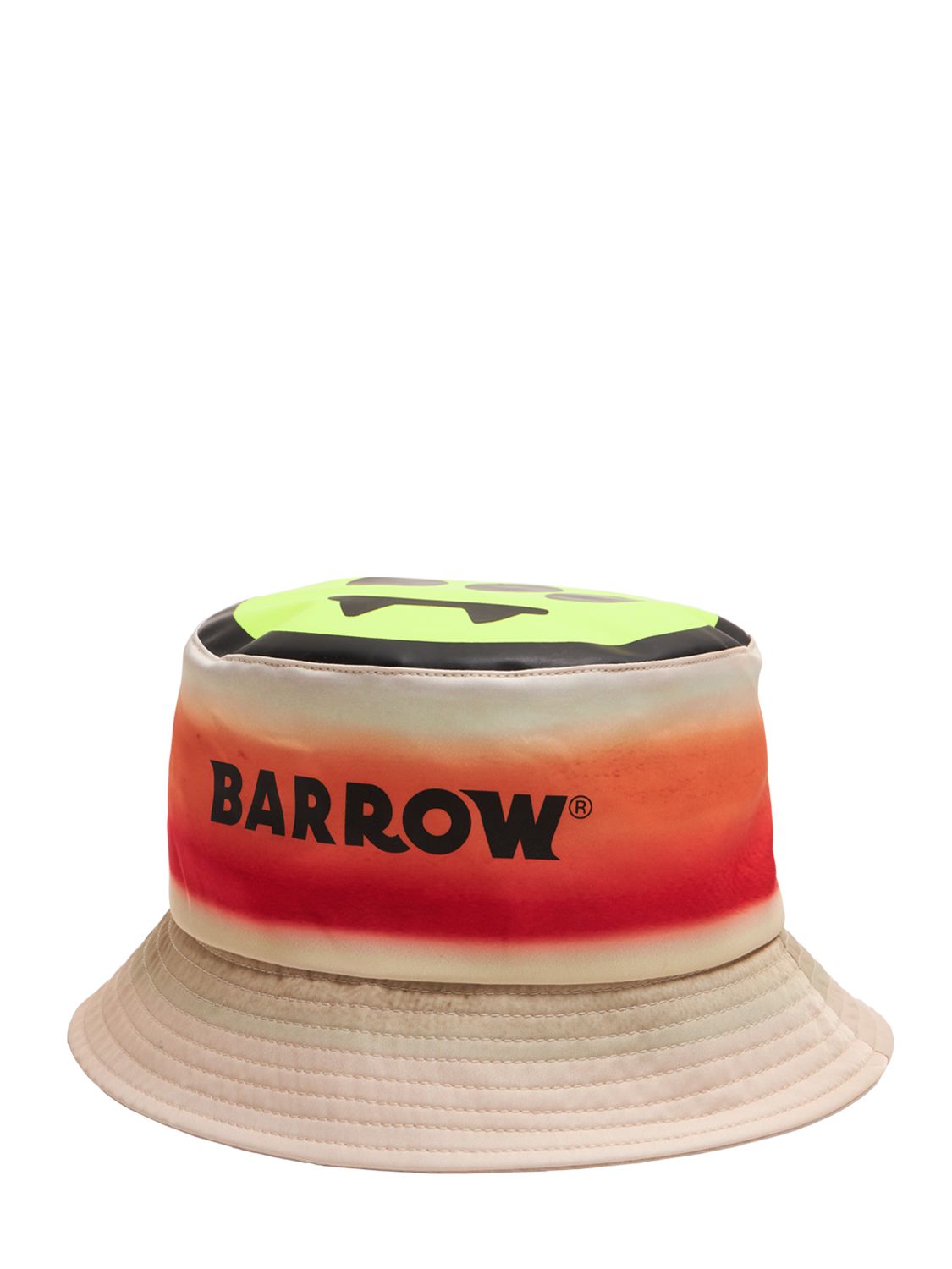 Shop Barrow Printed Cotton Bucket Hat In Beige