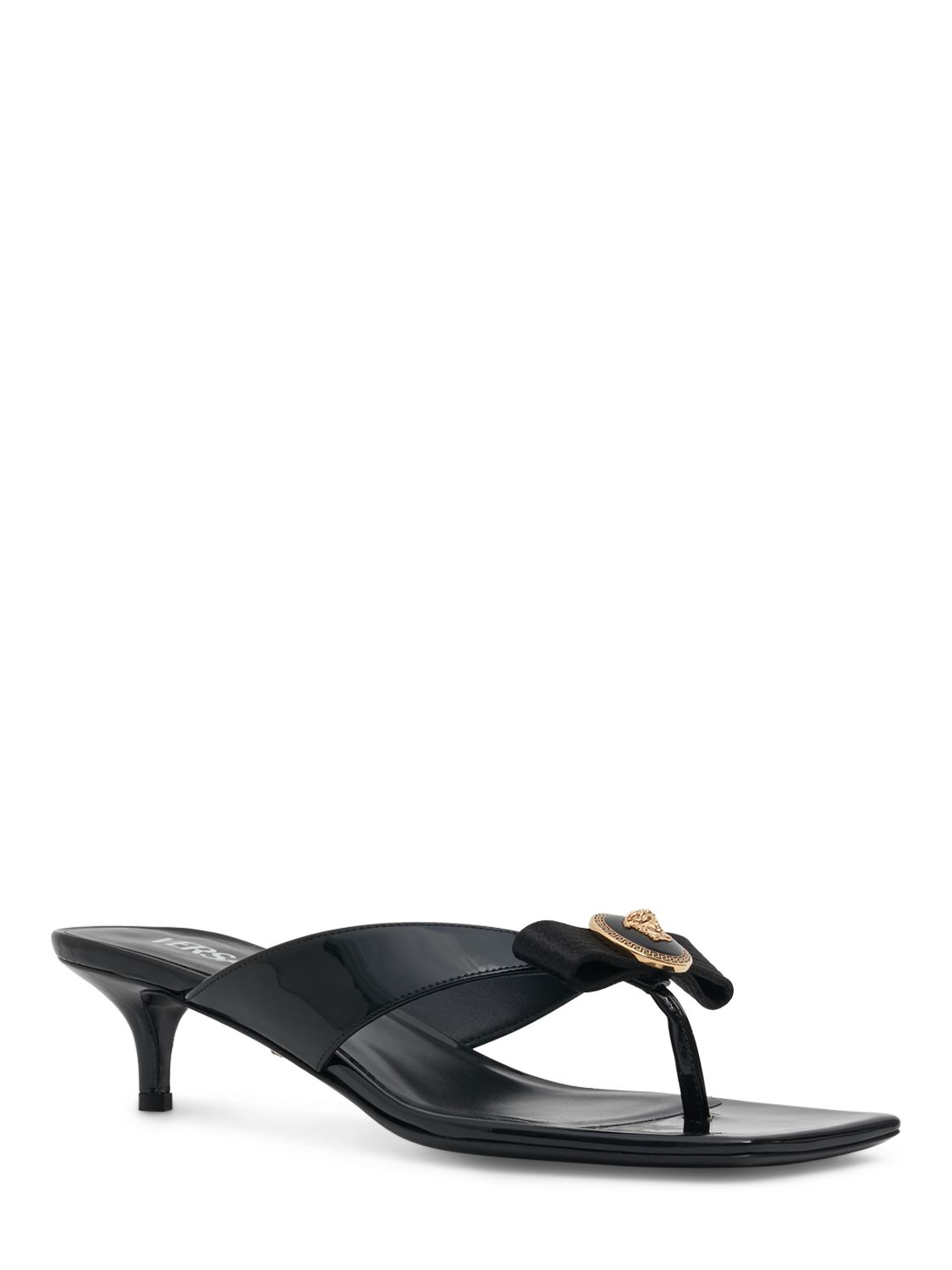 VERSACE 45MM LEATHER SANDALS 