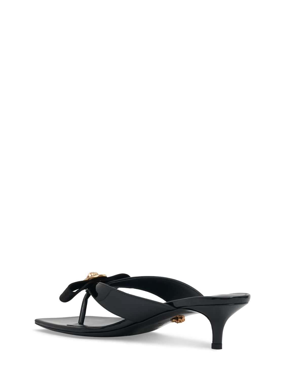VERSACE 45MM LEATHER SANDALS 