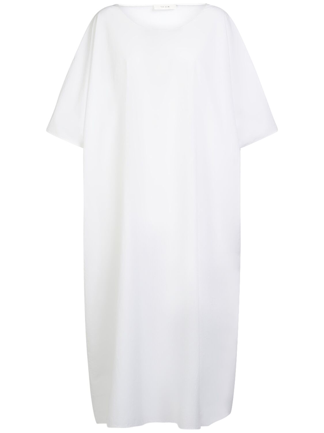 Image of Isora Cotton & Silk Midi Dress