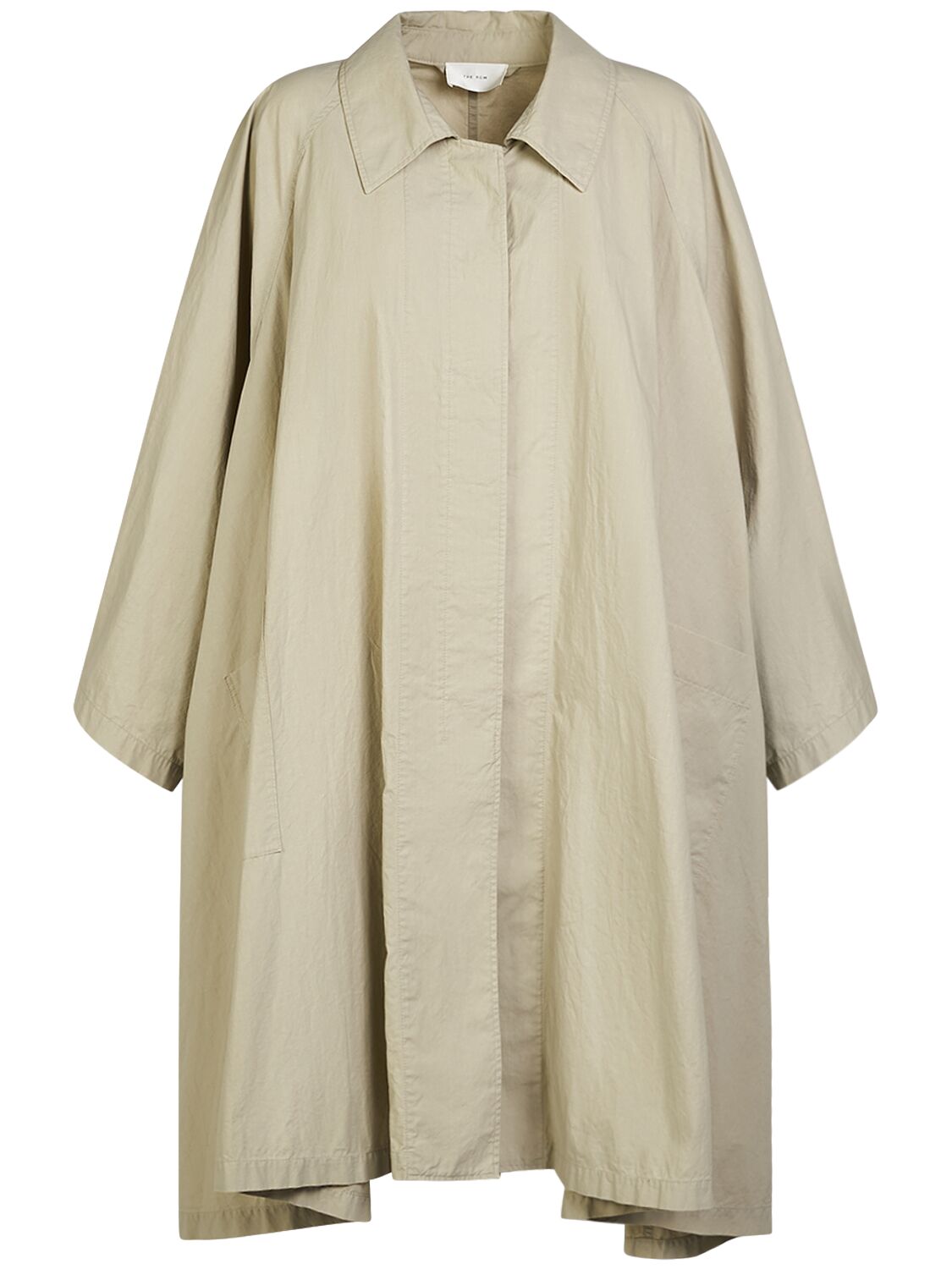 Shop The Row Leinster Cotton Trench Coat In Light Beige