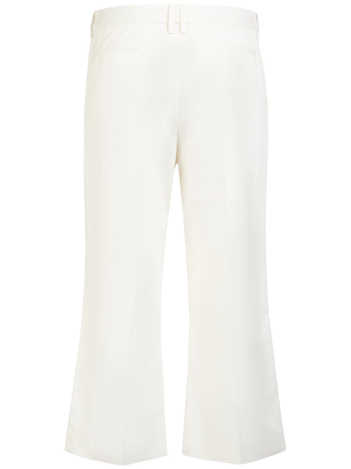 Shop The Row Gandine Cotton Blend Drill Crop Pants In White