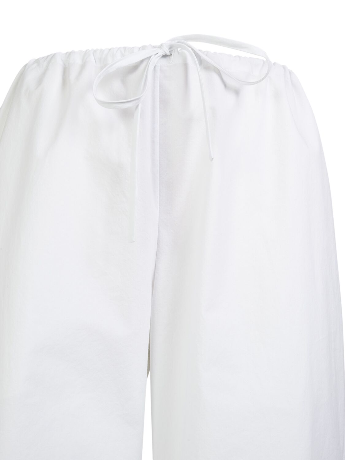 Shop The Row Jugi Poplin Straight Pants In Off White