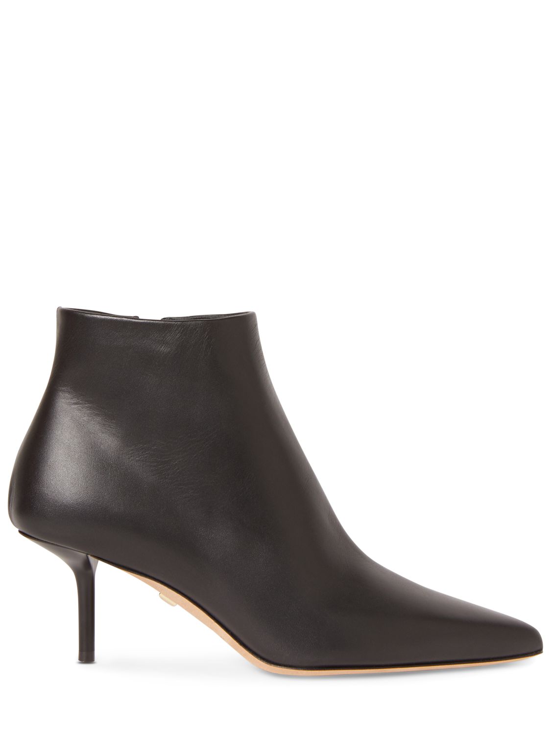 65mm Leather Ankle Boots