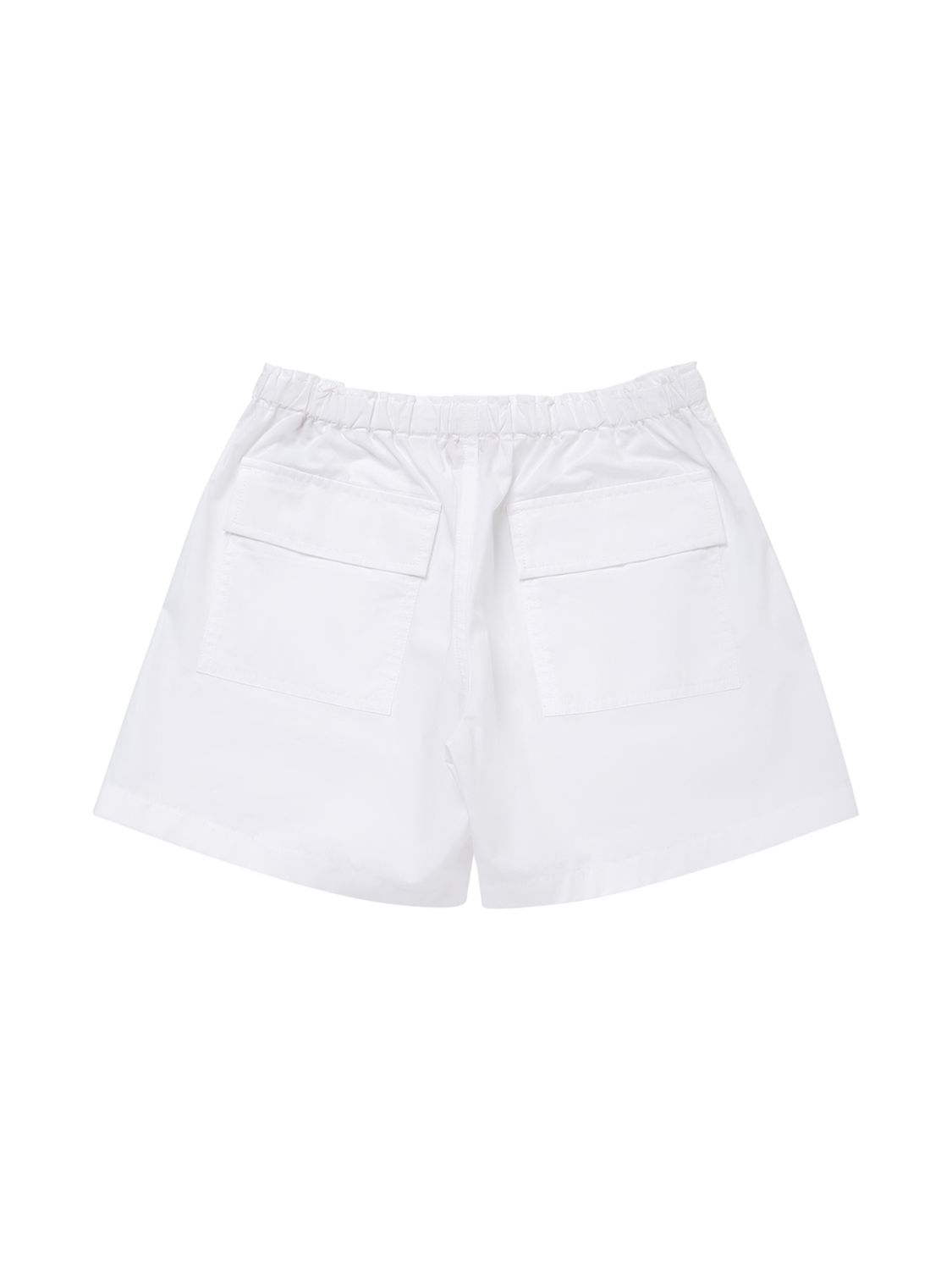 Shop N°21 Cotton Poplin Pocket Shorts In White