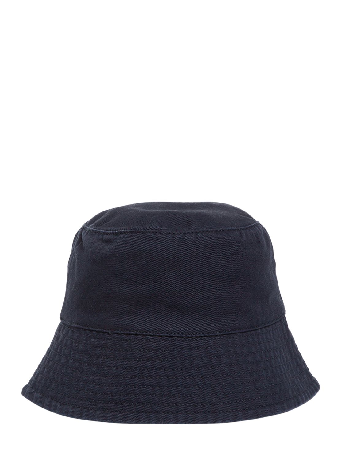 Shop N°21 Cotton Bucket Hat W/logo In Navy