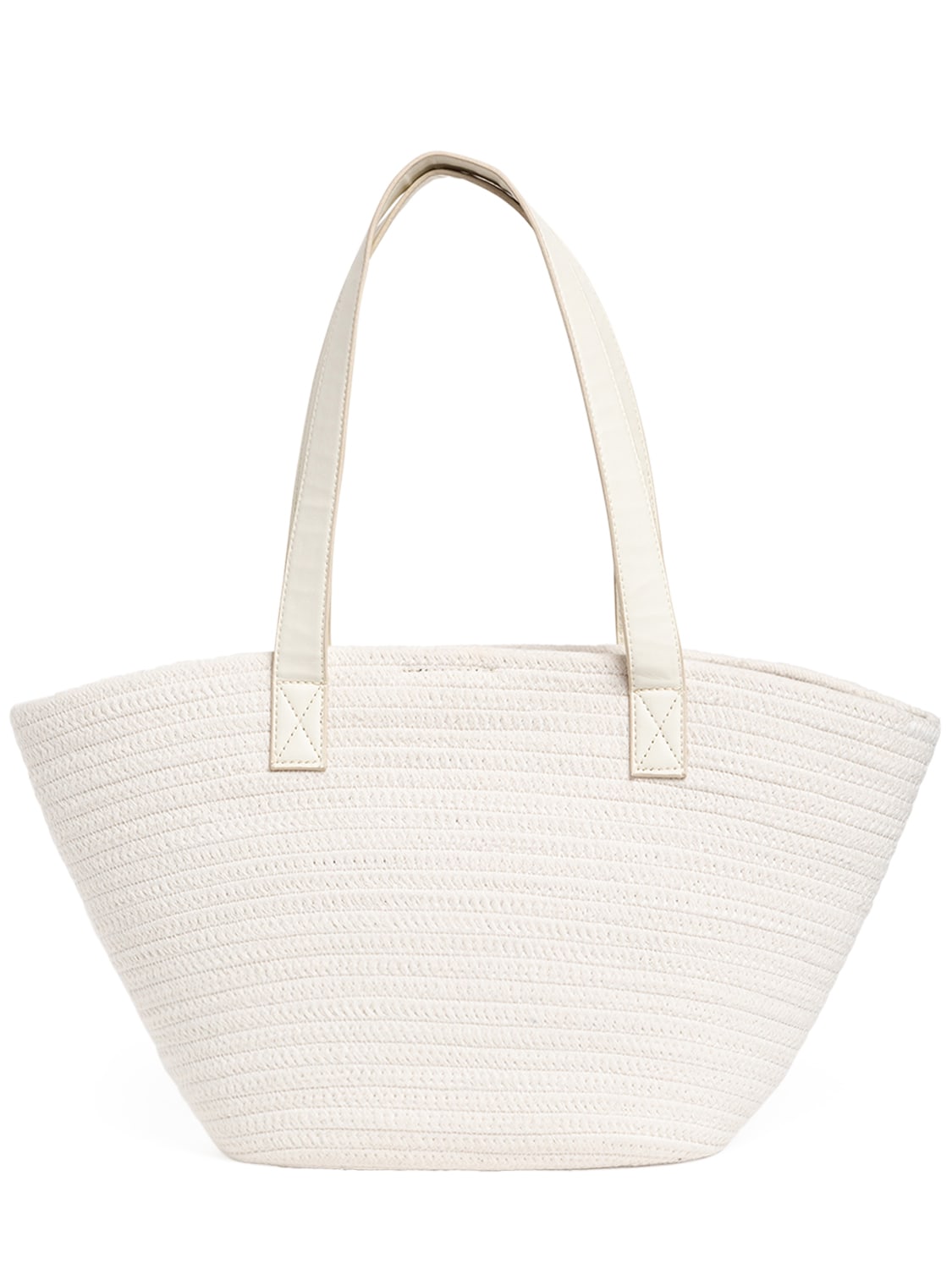 Shop N°21 Cotton Tote Bag In Weiss